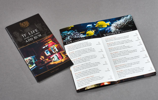 Designbücher und Broschüren für Gastronomie